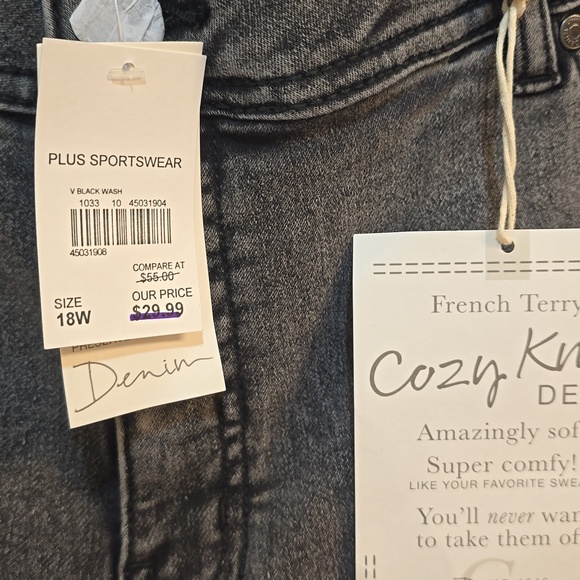 18W Gray Women's Jeans - Picture 5 of 5